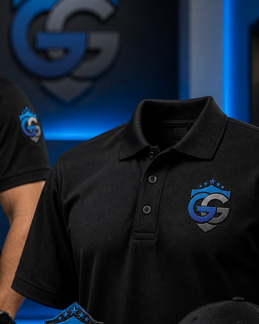 Black Security Polo Shirt from Guard Gizmo